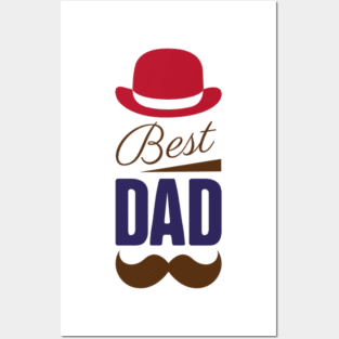 best dad ever Posters and Art